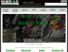 Tablet Screenshot of emeraldcoatings.com